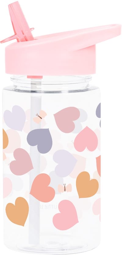 A Little Lovely Company - Drinkfles - Drinkbus- Hartjes