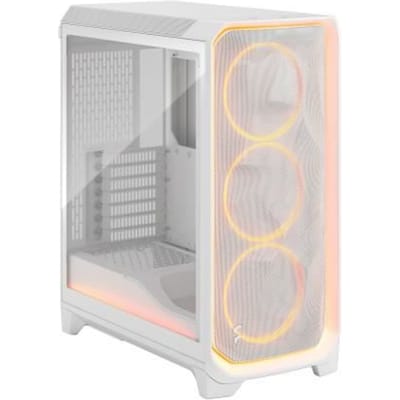 Fractal Design Meshify 3 Ambience Pro RGB White - Case - Miditower - Wit