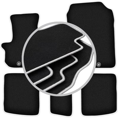 CARLUX-SILVER automatten voor: Toyota IQ hatchback (2009-)