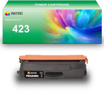 INKFIND TN423 Zwart tonercartridge compatibel met Brother TN423 TN-423 Zwart toner cartridge - 1-pack Zwart