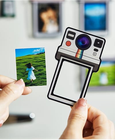 Hawa XW-Foto koelkastmagneet met Eigen Foto 2 Stuk-Magnettische Fotolijst-Persoonlijk Cadeau