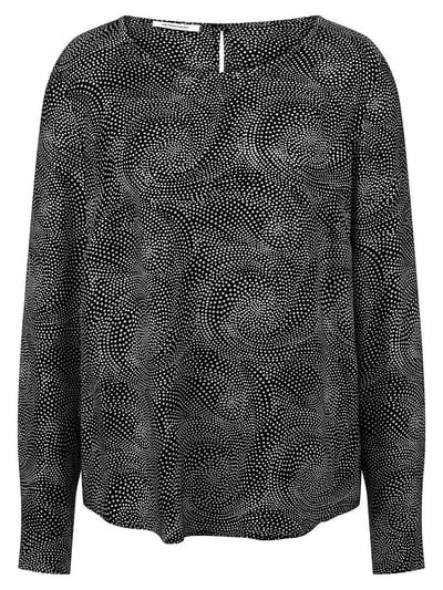 Blouse Van Peter Hahn zwart