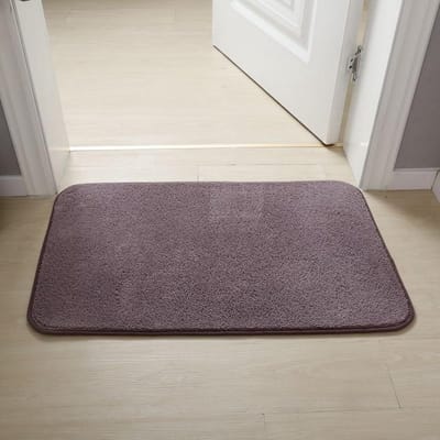 Extra Dikke Antislip Badmat - Pluche Shaggy Microvezel Douchetapijt - Zacht en Absorberend voor Badkamer en Toilet - Paars