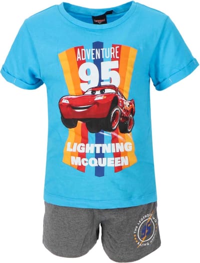 Disney Cars Set - Blauw - Maat 110/116 - Tot 6 Jaar