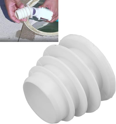 Siliconen Adapter voor Pool Cleaner Skimmer Cone, 2 Stuks Herbruikbare Ventielmanchetten voor Zwembadreinigers, Compatibel met Zodiac en Pentair Accessoires