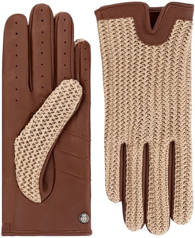 Roeckl Sanremo Handschoenen Leder - Dames - saddlebrown