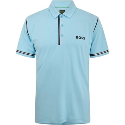 Boss Paddytech Goc-poloshirt met kraag voor heren (Pastelblauw)