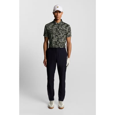 Lyle & Scott Golf Digital Floral Polo Shirt Jet Black Taglia: S | Polo Outlet | Uomo | Nero