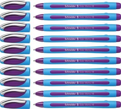 Schneider balpen - Slider Memo - XB - 1,4mm - violet - 10 stuks - S-150208-10