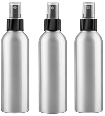 Dailygoods- Aluminium Sprayfles 120ml/150ml/250ml - Spuitfles - Sprayflacon - Refillbare Container - Fijne Mist Sprayer - Duurzaam Materiaal