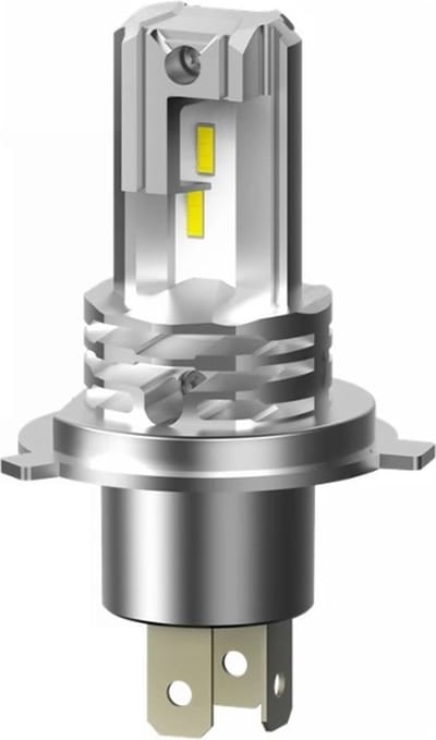 TLVX H4 18000 Lumen Perfect Fit Bi-LED lamp 6500k Helder Wit (1 stuks), CANBUS, CSP LED CHIP, 55 Watt, Auto - Scooter - Motor - Tractor - Vrachtwagen - Dimlicht - Grootlicht - Koplamp - Autolamp - Autolampen 12V - 24V