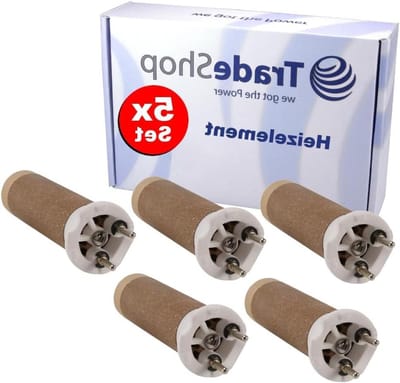 Verwarmingselement - Reserveonderdeel Heteluchtpistool - Apparaat Reparatie - Keramisch Materiaal - 26mm x 103mm - Beige