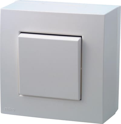 NIKO Original White opbouw schakelaar - enkelpolig