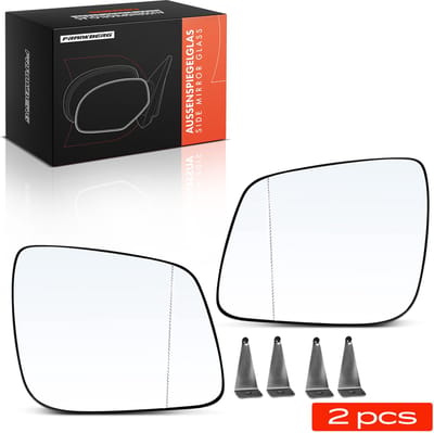 Frankberg 2x Spiegelglas Buitenspiegel Voor voor Mercedes-Benz
