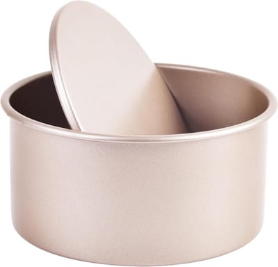 Ronde cakevorm - Bakvorm met bodem - Taarten bakken - Antiaanbaklaag verwijderbaar - 155 cm - Champagne Goud