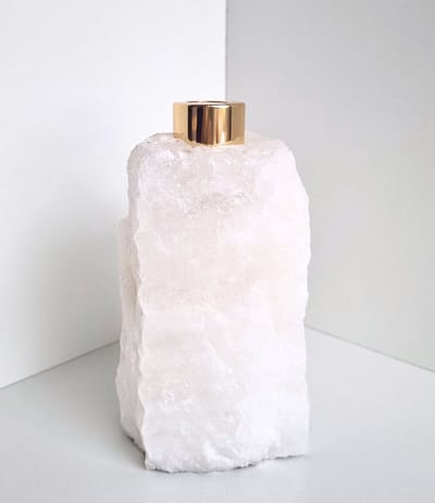 ThaleiaDesign - Bergkristal diffuser - geurstokjeshouder - Edelstenen - woondecoratie - mineralen en kristallen - aroma diffuser - diffuser aromatherapie