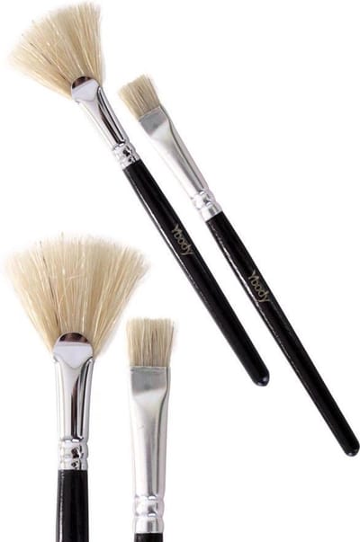 Penselen set glitter tattoo