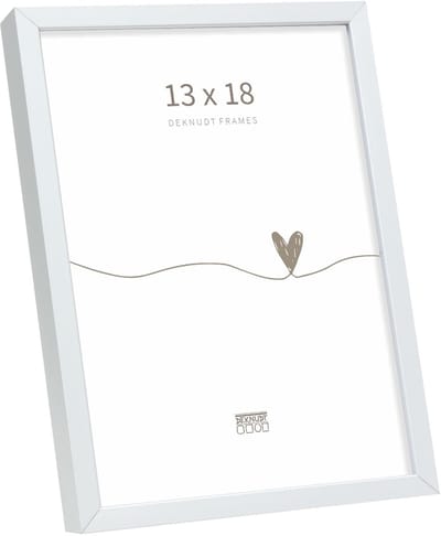 Deknudt frames fotolijst S029D1 - smal mat zilverkleurig aluminium - foto 13x18 cm