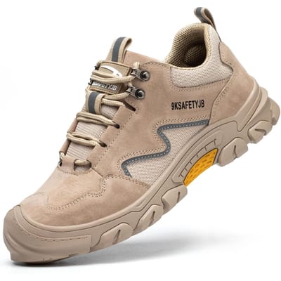Absorption des chocs, Chaussures de sécurité de protection légères et résistantes à l'usure, Embout en acier conforme aux normes européennes, Chaussures de protection respirantes pour le travail 48