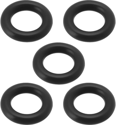 Allecto - Motoroliefilter Dekking - Vervangingsonderdeel - Zwart - O-ring Afdichting - 5 Stuks