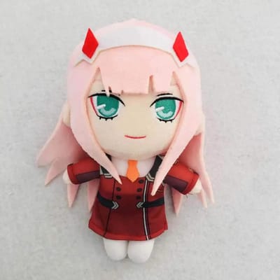 DARLING in the FRANXX Pluche Pop Speelgoed Zero Two 02 Anime Schattig Zacht Gevuld Kussen Cadeau 20cm