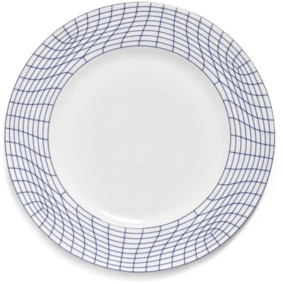 Serax Ann Van Hoey Nido plat bord D29cm blauw /wit