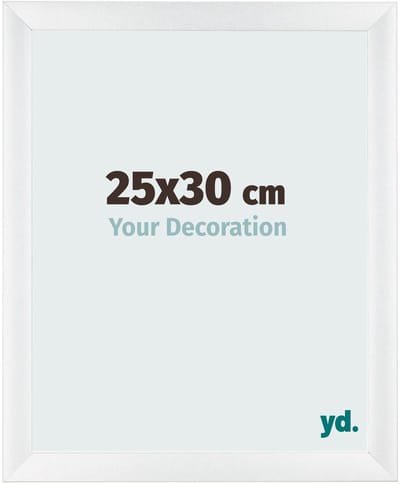 Your Decoration - Fotolijst 25x30 cm - MDF - Wit Hoogglans - Pisa