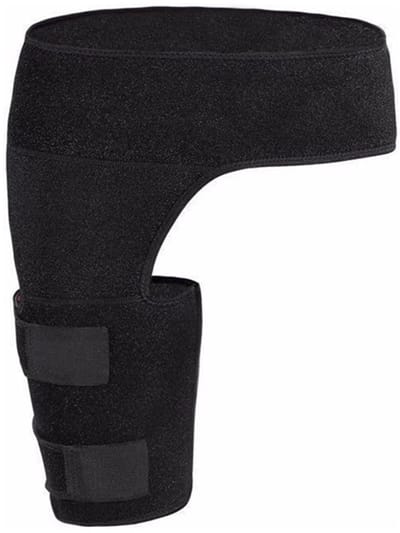 Dijbeenbandage,Hamstring-Heupbandage Verstelbare Ondersteuning,Heupbandage Voor Ischias-Pijnverlichting,Voor Vrouwen En Mannen,Voor Heuppijn,Artritis,Bursitis,Kiuiom