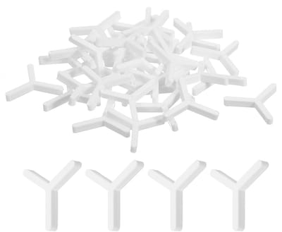 Dailygoods - 600 Stuks Y-vormige Tegelafstandhouders 2 mm