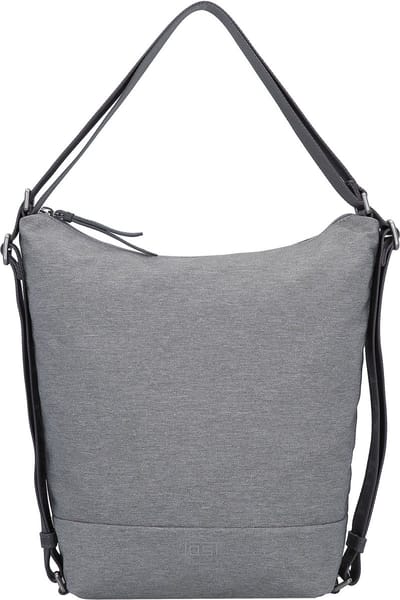 JOST Rugzak Schoudertas met laptopvak Bergen 2-Way-Bag Light Grey Grijs