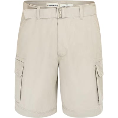SoulCal Cargo-shorts voor heren met gewassen look (Beige)