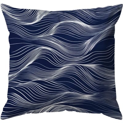 Maritieme Stijl Kussen Kussensloop Bedrukt Polyester 45x45cm Sierkussenhoes Decoratieve Bankkussen Kussensloop Woondecoratie 45x45cm