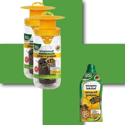 Duo pack Wespenval met lokstof 1 liter