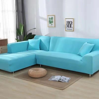 Effen Kleur Bankhoezen voor Woonkamer Elastische Sofa Cover L Vormige Hoekbank Cover Hoes Stoel Protector 1/2/3/4 zits 2-seat 145-185cm