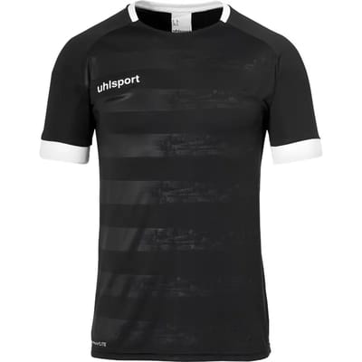 Uhlsport Division 2.0 Shirt Korte Mouw Kinderen - Zwart / Wit | Maat: 116