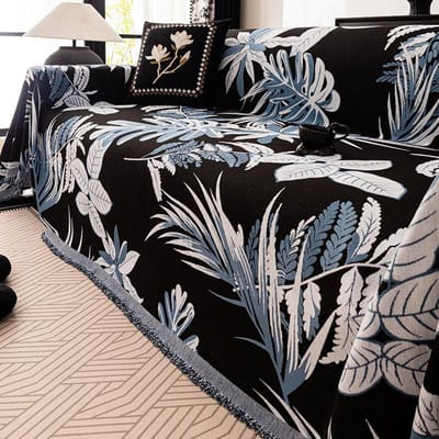 Franse Bankovertrek Stof voor Alle Seizoenen, Licht Luxe en High-end Bankdeken, Eendelig Bankkussen, Chenille Bankhanddoek 180*130cm