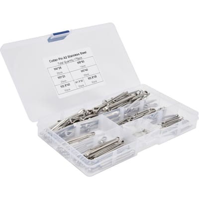 175 Stuks Splitpen Metalen Clip Bevestigingsset Kit Assortiment voor Auto Machine Werkplaats