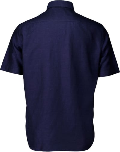 Eterna overhemd korte mouw donkerblauw