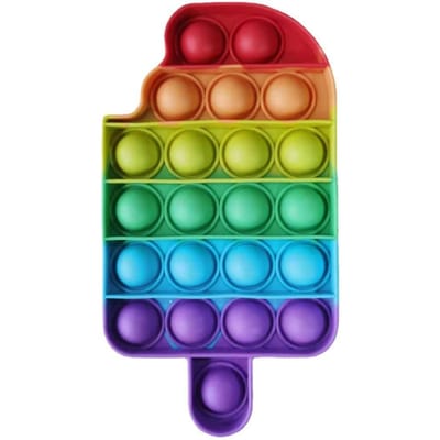 Zintuiglijk Speelgoed Regenboog Dinosaurus Fidget Speelgoed Kinderen Druk Erop Kawaii Autisme Behoeften Knijpbaar Stressverlichter Speelgoed A