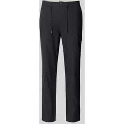 Scotch & Soda Warren - Cotton/ Linen Twill Jogger Black Size: W36L34 | Sweatpants Outlet | Heren | Zwart