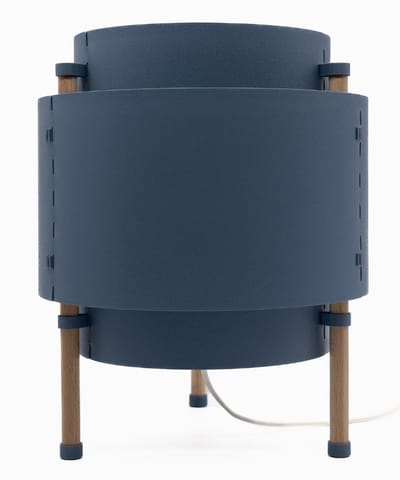 Home 3D® - Tafellamp Blauw - Beukenhout - 30 cm - E27‑fitting - Ontworpen en Gemaakt in Nederland
