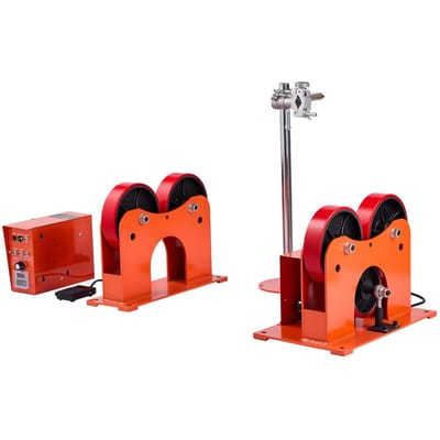 Draairollen Koppeling Rol, 2205 lbs Laadvermogen, 2 -24  Diameter Verstelbaar, PU Rollen, Pijp Tank Draairollen Koppeling Rol Roterend Lassen