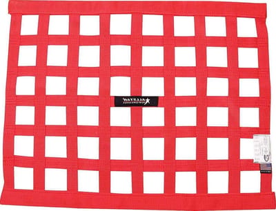 Veiligheidsnet Auto - Race Net - Circuit Gebruik - Sterke Nylon Constructie - 46x61 cm - Rood
