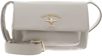 U.S. POLO ASSN. schoudertas Stanford Flap Bag Creme White crème