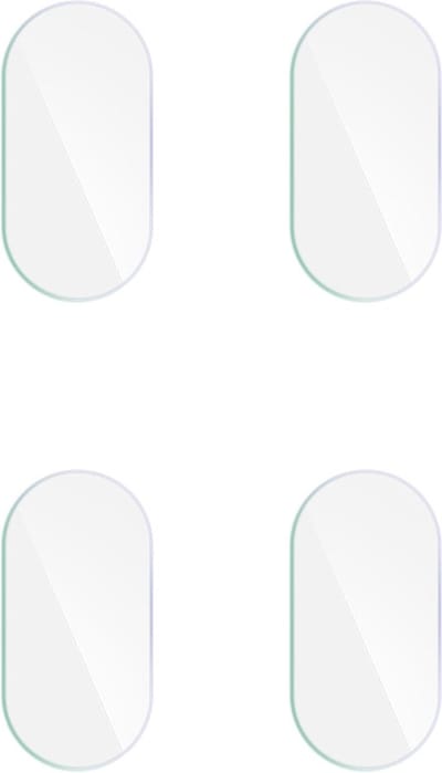 4x Geschikt voor Samsung Galaxy Xcover 6 Pro Hybrid Glass 7H 3mk Camera Films Helder
