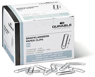 Zink Coated Paperclips voor Kantoororganisatie - 26mm, 32mm, en 77mm