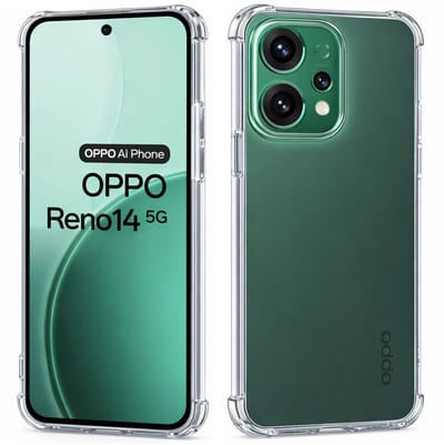 ChiGuard Hoesje geschikt voor OPPO Reno 14 5G – Shockproof Case – Transparant – Beschermhoes