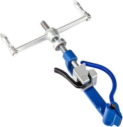 Banding Tool - Omsnoeringsgereedschap Spanner - Pakketten Verpakken - Geïntegreerde Snijder - 29 cm - Blauw