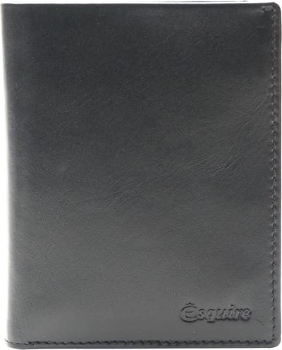 Esquire Portemonnee New Silk Wallet Black Zwart