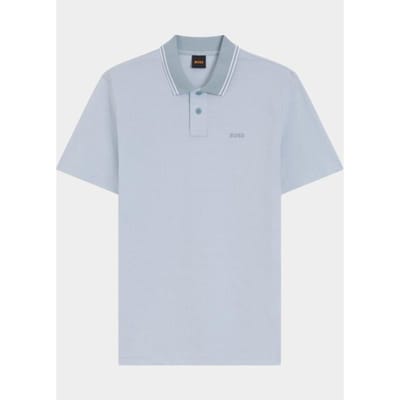 BOSS Orange Polo korte mouw Blauw PeoxfordNew 10256894 01 50507814/458